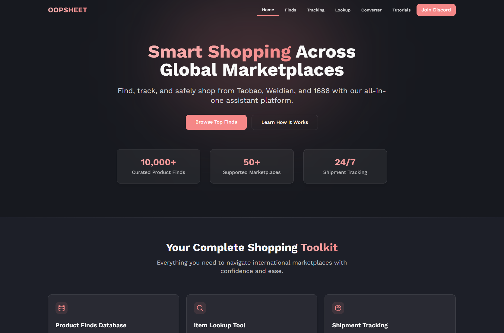 Oopsheet.com preview